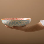 Mikasa Geometric Blue Bowl - Mikasa Geometric Blue Bowl 21CM Sterling Home 1