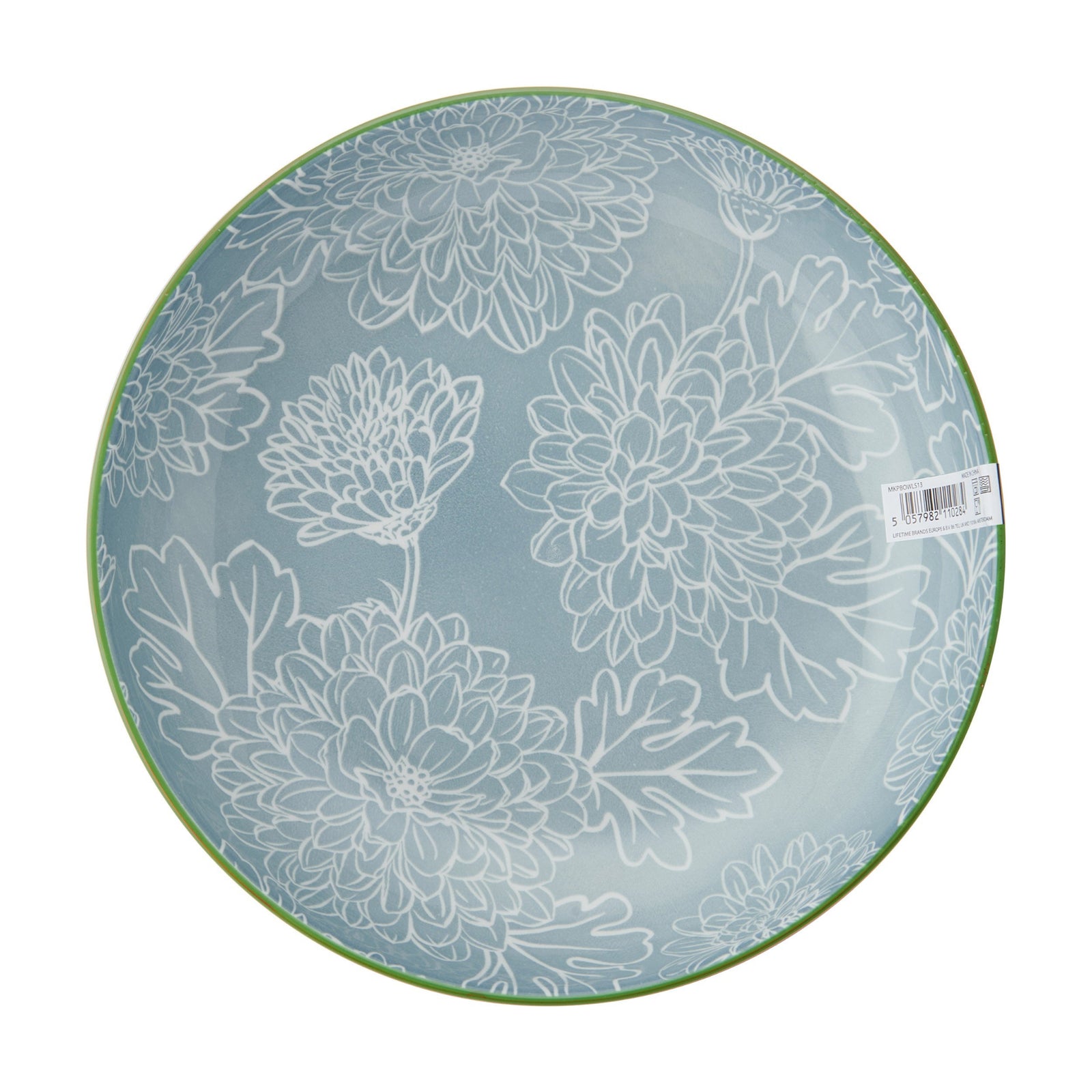 Mikasa Geometric Leaf Bowl - Mk Coupe Bowl 21Cm Grey Floral Sterling Home 3