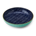 Mikasa Indigo Chevron Bowl - Mk Coupe Bowl 21Cm Indigo Chevron Sterling Home 4