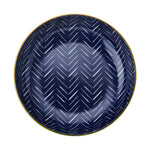 Mikasa Indigo Chevron Bowl - Mk Coupe Bowl 21Cm Indigo Chevron Sterling Home 3