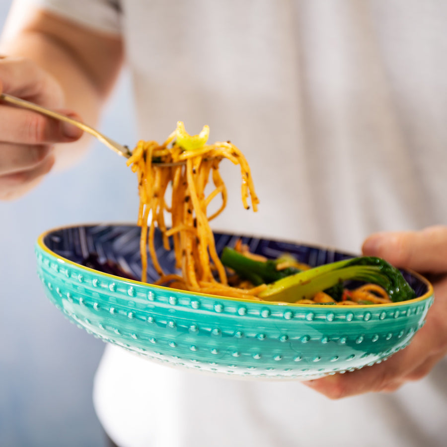 Mikasa Indigo Chevron Bowl - Mikasa Indigo Chevron Bowl 21CM Sterling Home 2