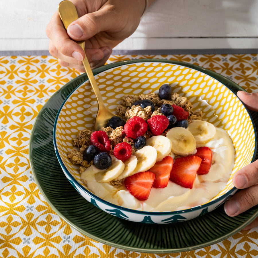 Mikasa Green Leaf Bowl - Mikasa Green Leafy Bowl 21CM Sterling Home 1