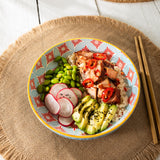 Mikasa Blue Mosaic Bowl