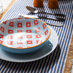 Mikasa Blue Mosaic Bowl - Mikasa Blue Mosaic Bowl 21CM Sterling Home 2