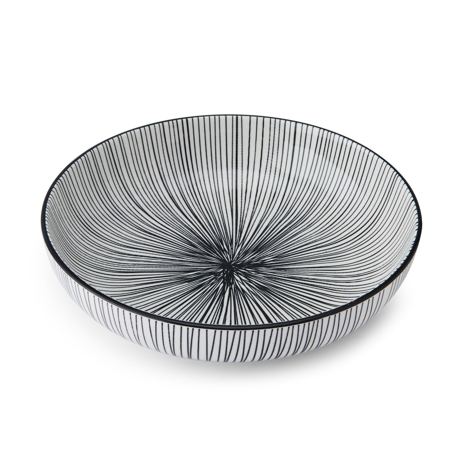 Mikasa Black Stripe Bowl - Mk Coupe Bowl 21Cm Black Stripe Sterling Home 3
