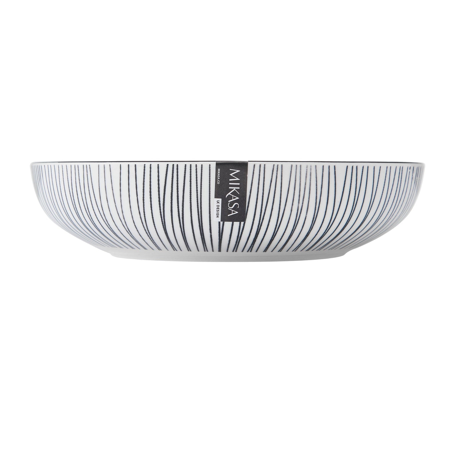 Mikasa Black Stripe Bowl - Mk Coupe Bowl 21Cm Black Stripe Sterling Home 2