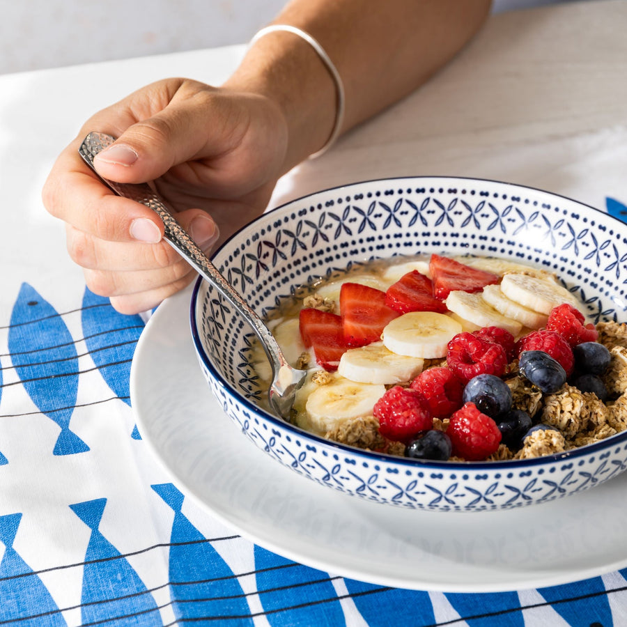 Mikasa Blue Meditterranean Bowl - Mikasa Blue Meditterranean Bowl 21CM Sterling Home 2