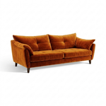 Zara 4 Seater Sofa - 4 Seater Sofa — Plush Marmalade, gallery image 2