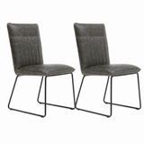 Marx Pair of Grey Dining Chairs