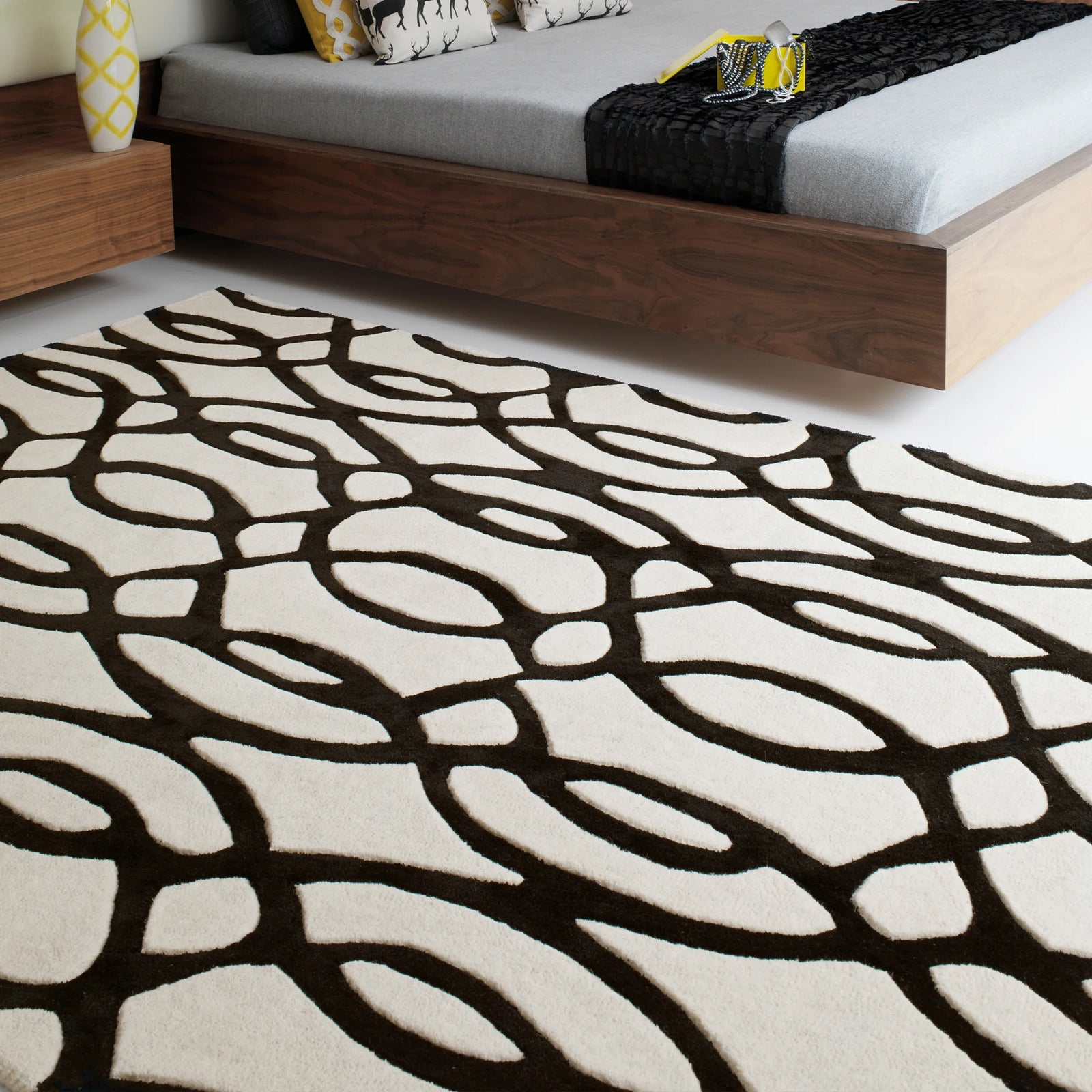 Maddox Wire White Rug - MAX35 Wire White - 120cm x 170cm