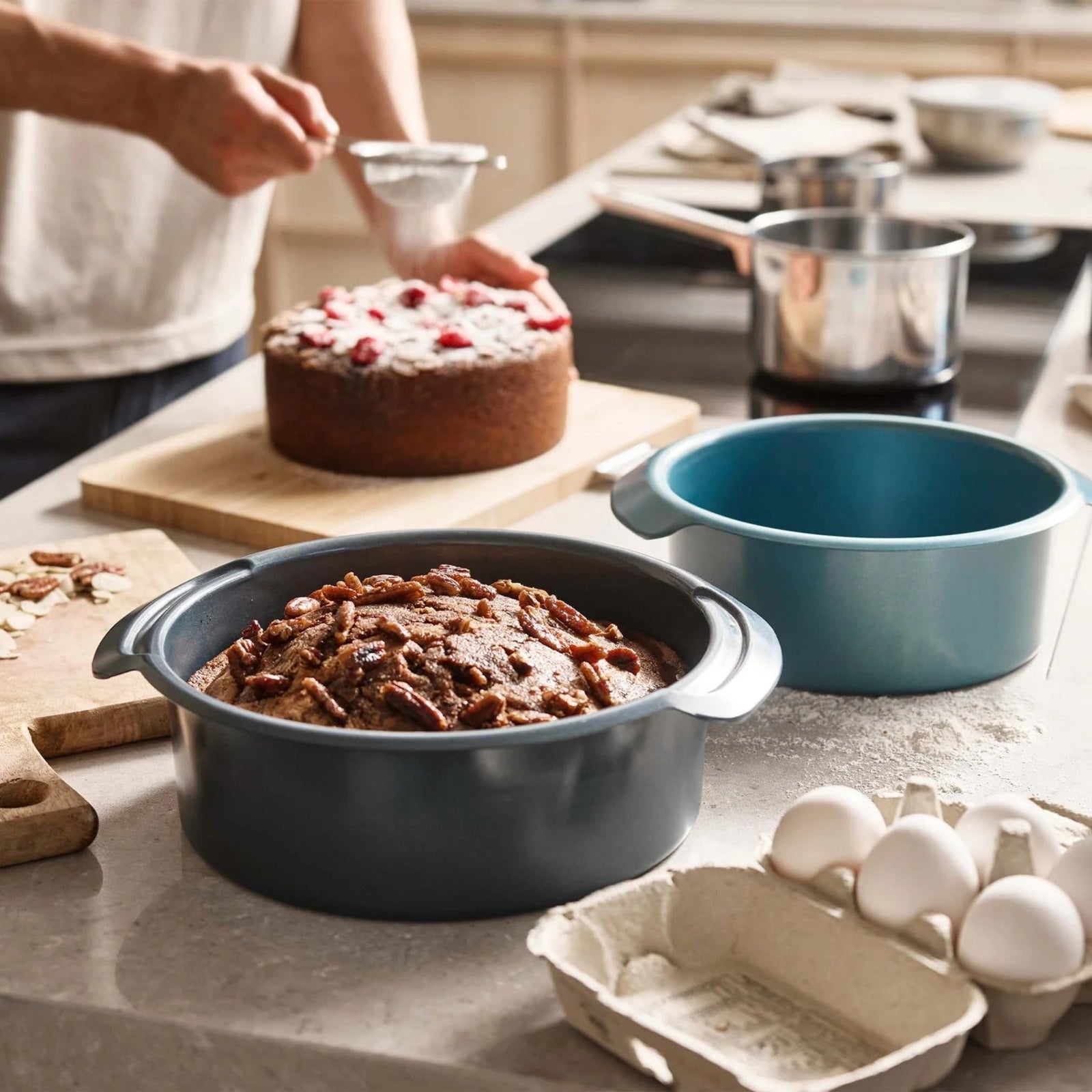 Joseph Joseph Nest Set of 2 Round Baking Tins - Nest Round Bake Tins Set of 2 Sterling Home 1