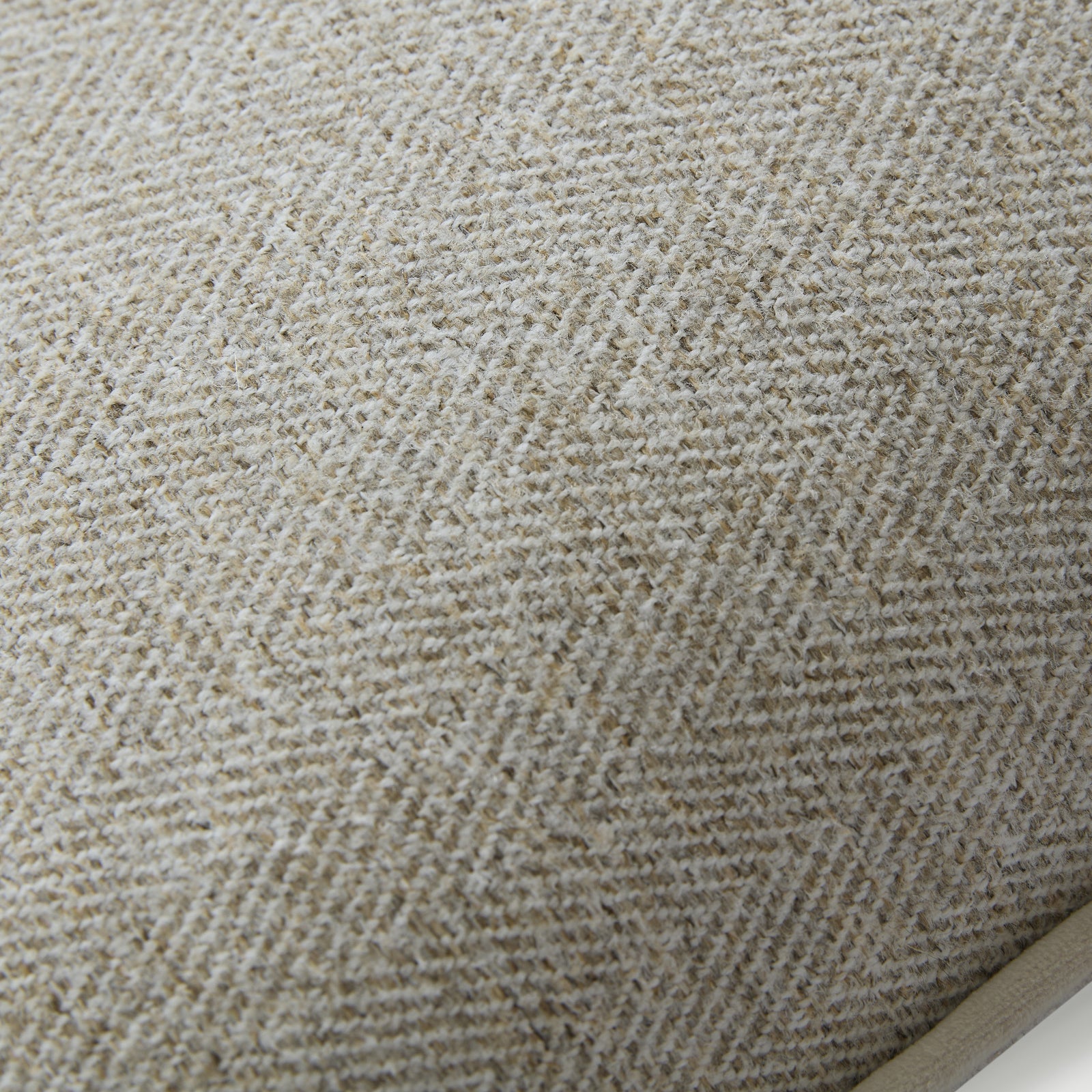 Laura Ashley Milbourne Herringbone Cushion Natural - SALE LA Milbourne Herringbone 45CM Cushion Natural Sterling Home 2