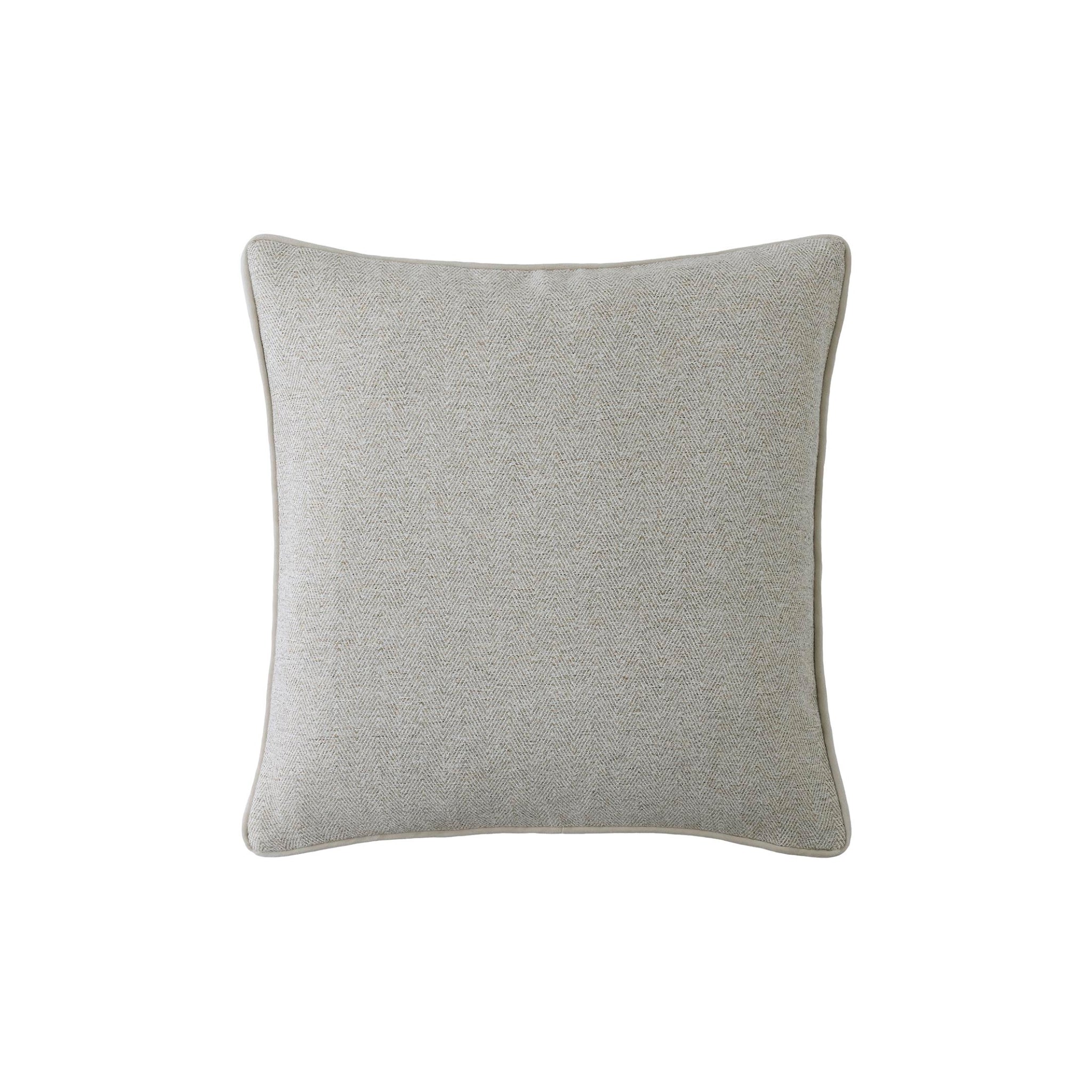 LA Milbourne Herringbone 45Cm Cushion Natural - LA Milbourne Herringbone 45Cm Cushion Natural Sterling Home 1