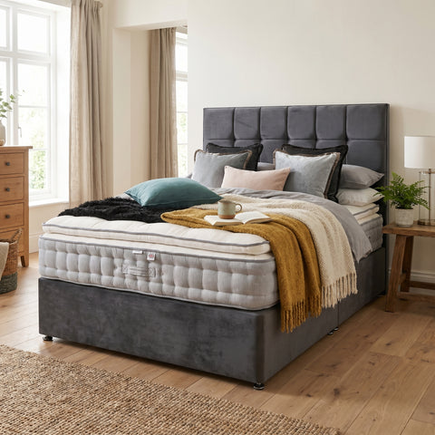 Millbrook Elaris Luxury 4000 Divan Bed Set - P/T Divan Set 90 x 190cm - Single Sterling Home 1