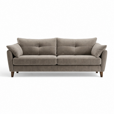 Zara 4 Seater Sofa - 4 Seater Sofa 4 Seater Sofas Sterling Home 3 Plush Pebble