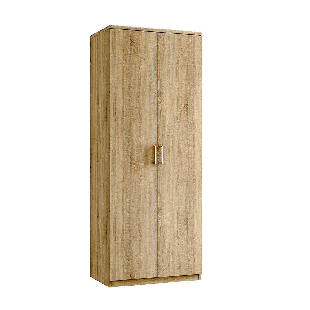 Modena Double Wardrobe - Double Tall Robe Sterling Home 1 Bardolino Oak
