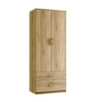 Modena 3 Chest of Drawers - 2 Drawer Gents Robe 1 Deep Drawer Sterling Home Bardolino Oak 1