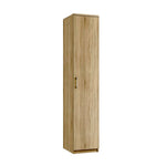 Modena Wardrobe - Single Tall Robe Sterling Home Bardolino Oak 1