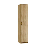 Modena Wardrobe - Single Tall Robe Sterling Home Bardolino Oak 1