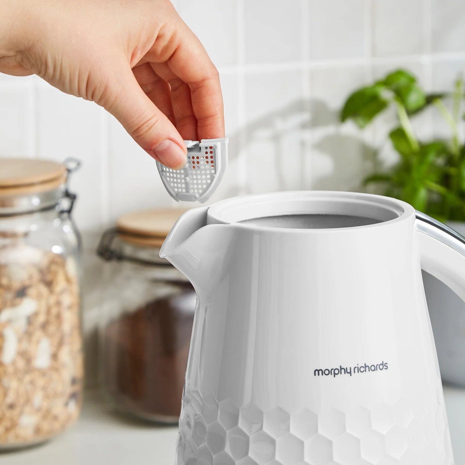 Hive Jug Kettle White Sterling Home 2
