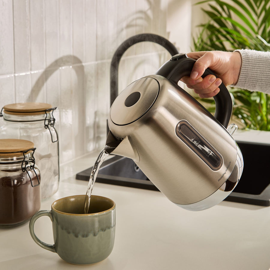 Morphy Richards Equip Stainless Steel Kettle - Equip Jug Kettle Stainless Steel Sterling Home 1