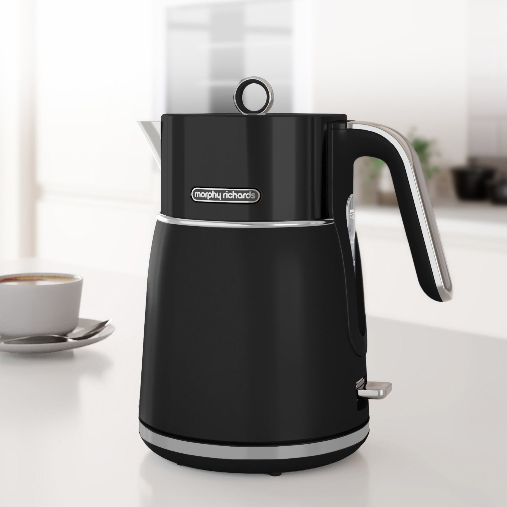 Morphy Richards Signature Jug Kettle Black Sterling Home 3