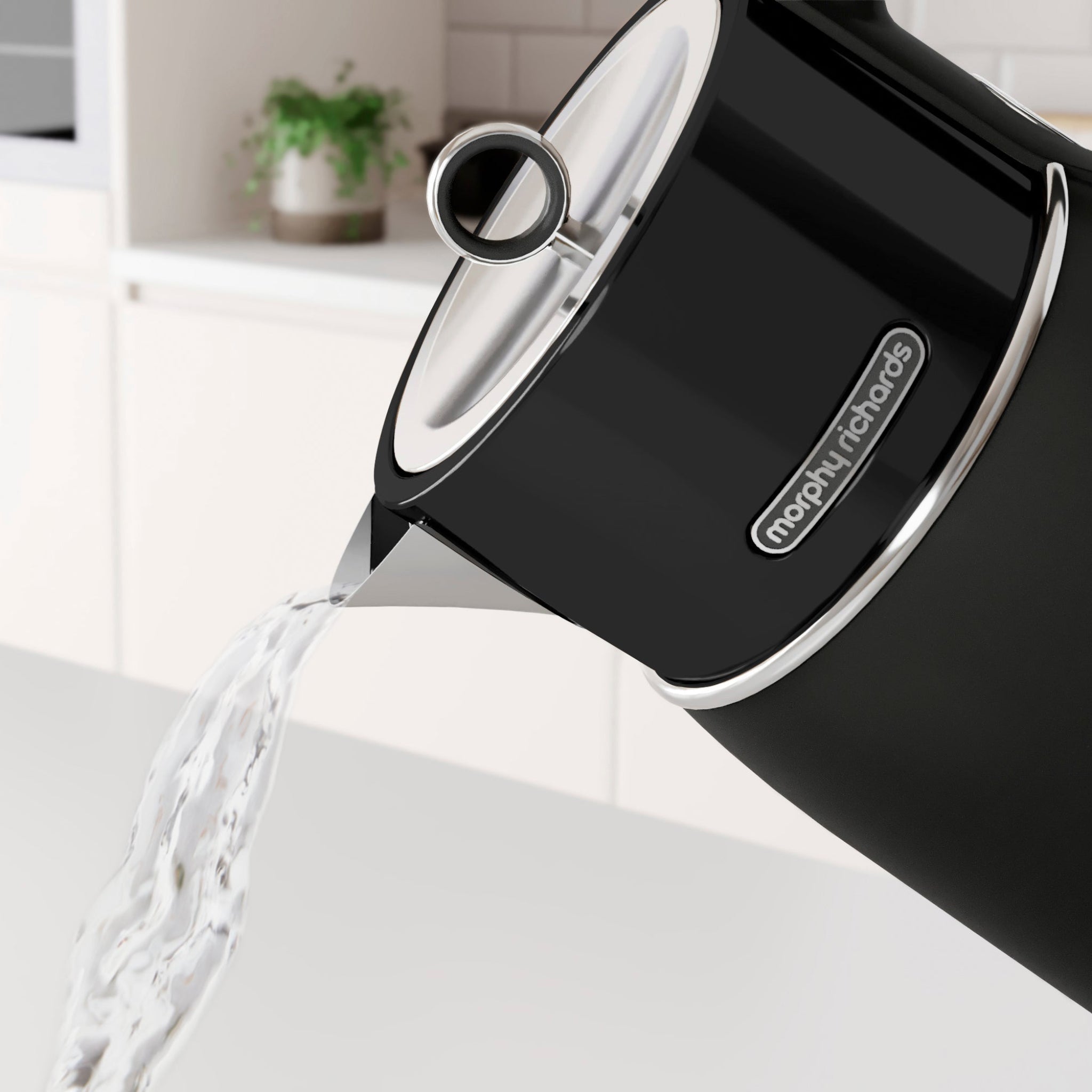 Morphy Richards Signature Jug Kettle Black Sterling Home 2