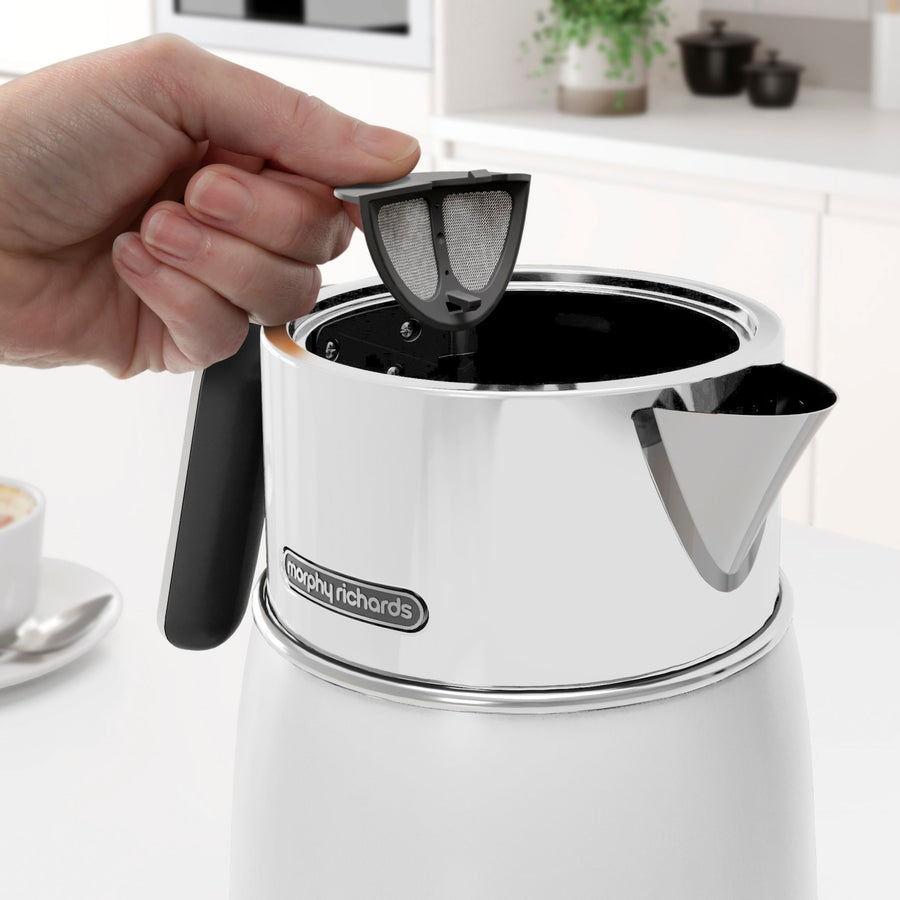 Morphy Richards Signature Jug Kettle White 1.5L Sterling Home 2