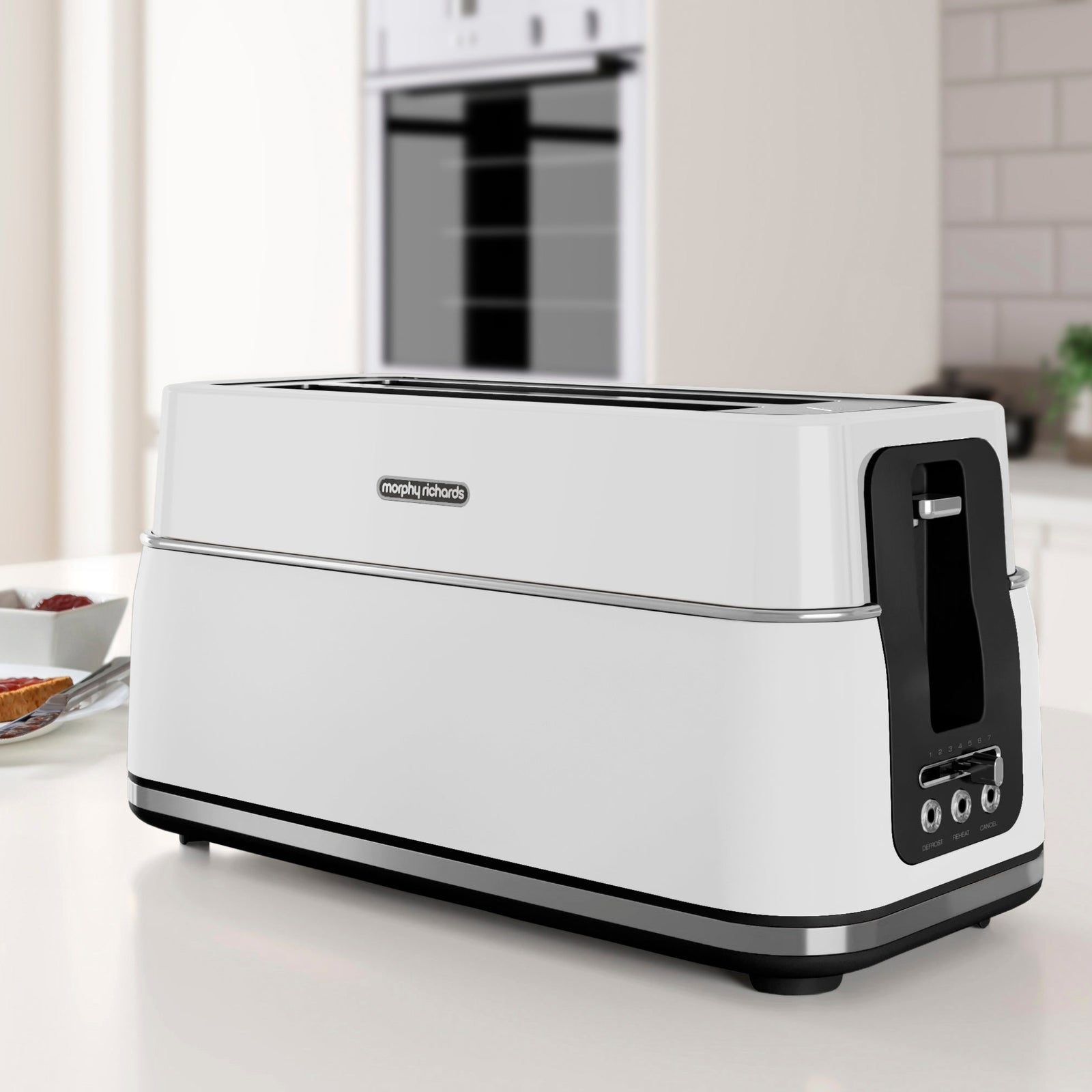 Morphy Richards Signature 4 Slice Toaster White - Signature 4 Slice Toaster White Sterling Home 1
