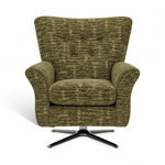 Hebden Swivel Armchair - Swivel Chair Grade A Armchairs Sterling Home 4 2690 : Moss Cairo Chenille Plain