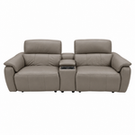 Rialto Media 3 Seater Sofa - Media 3 Seater Sofa Cat20S - Power Recliner with USB 3 Seater Sofas Sterling Home 4 NWS-513E PINE BARK