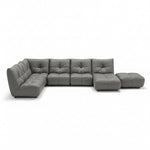 Comet Corner Sofa - Combination 1 - Corner Sofa Group With Footstool Cat 20S Corner Sofas Sterling Home 5 NWS-517E - SHALE GREY