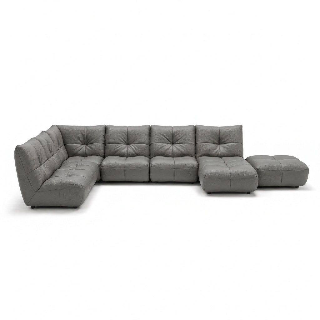 Comet Corner Sofa - Combination 1 - Corner Sofa Group With Footstool Cat 20S Corner Sofas Sterling Home 5 NWS-517E - SHALE GREY