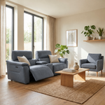 Rialto Media 3 Seater Sofa - Media 3 Seater Sofa Cat20S - Power Recliner with USB — NWS-518E OCEAN BLUE, gallery image 1