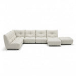 Comet Corner Sofa - Combination 1 - Corner Sofa Group With Footstool Cat 20S Corner Sofas Sterling Home 7 NWS-521E - FROST