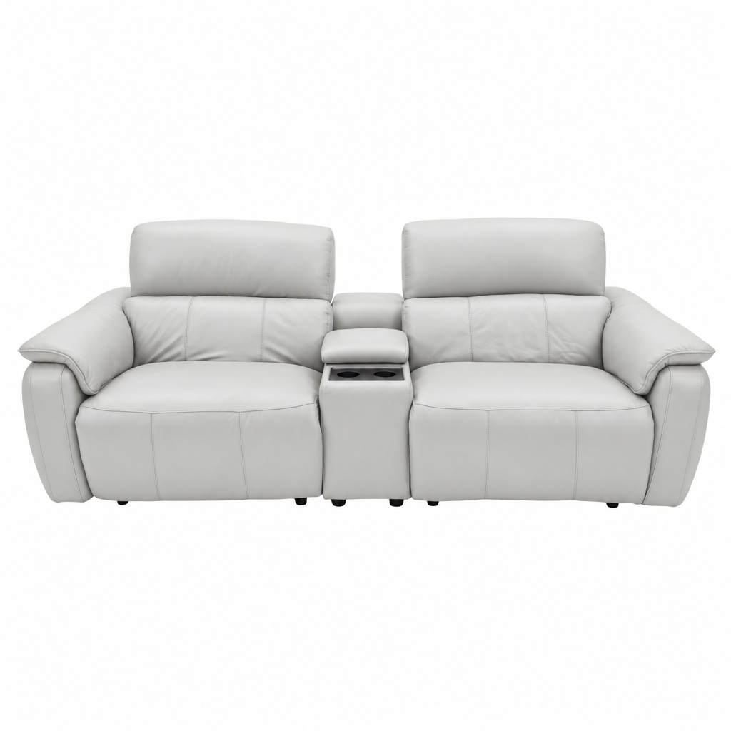 Rialto Media 3 Seater Sofa - Media 3 Seater Sofa Cat20S - Power Recliner with USB 3 Seater Sofas Sterling Home 7 NWS-521E FROST