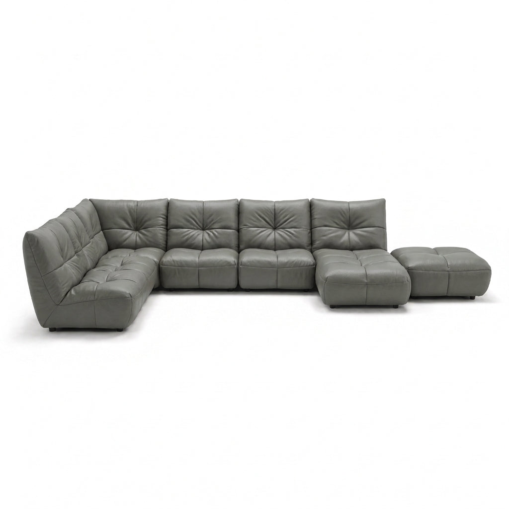 Comet Corner Sofa - Combination 1 - Corner Sofa Group With Footstool Cat 20S Corner Sofas Sterling Home 8 NWS-548E - DARK OLIVE