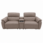 Rialto Media 3 Seater Sofa - Media 3 Seater Sofa Cat20S - Power Recliner with USB 3 Seater Sofas Sterling Home 9 NWS-586E FAWN