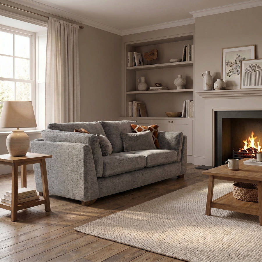 Napier 3 Seater Sofa - 3 Seater Sofa Fabric 3 Seater Sofas Sterling Home 2