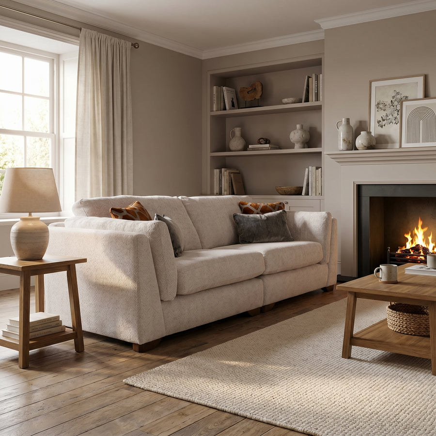 Napier 4 Seater Sofa - 4 Seater Sofa Fabric 4 Seater Sofas Sterling Home 2
