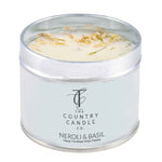 Neroli & Basil Tin Candle - Neroli & Basil Tin Candle Sterling Home 1