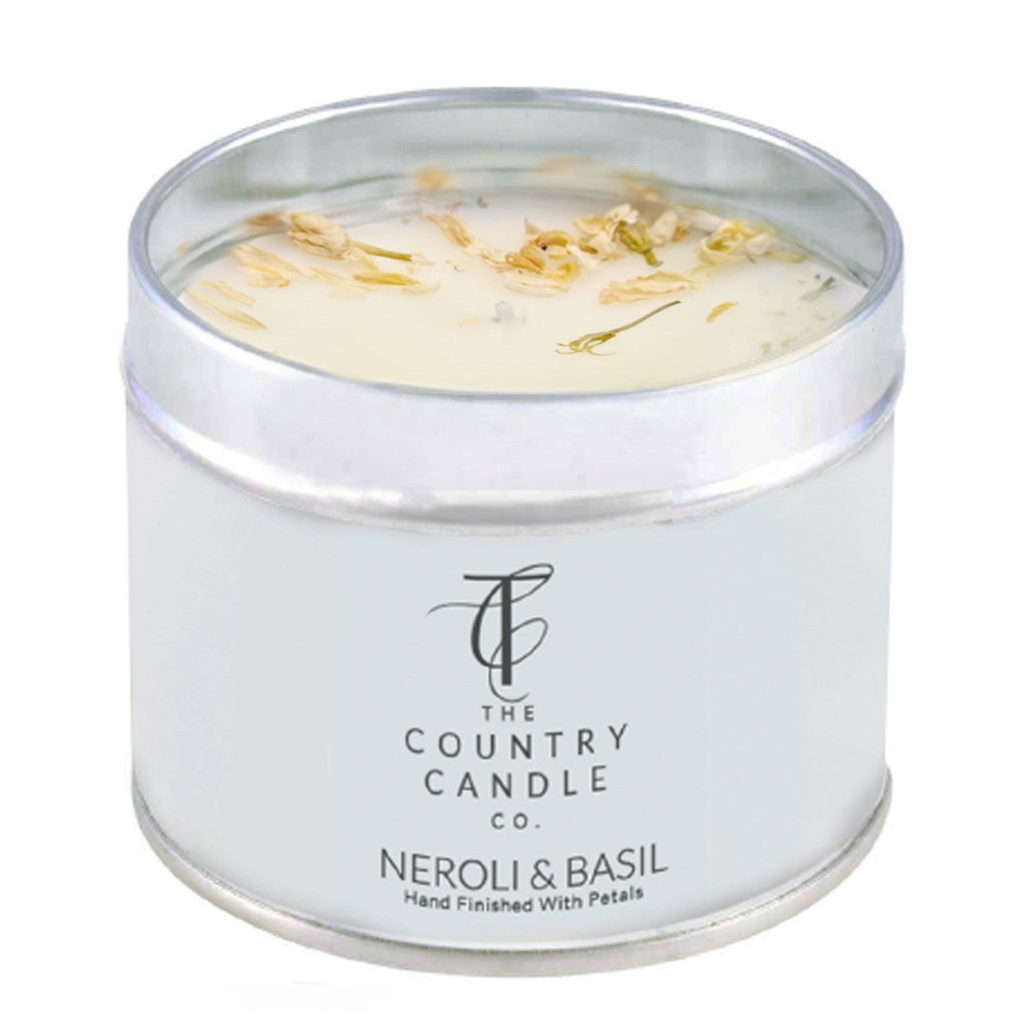 Neroli & Basil Tin Candle - Neroli & Basil Tin Candle Sterling Home 1