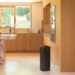 Newicon Pedal Bin Matt Black 30L Sterling Home 2