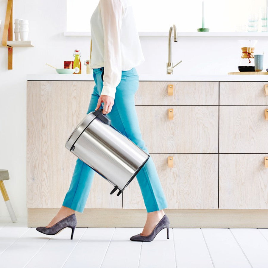 Brabantia NewIcon Pedal Bin Matt Steel 12L Sterling Home 2