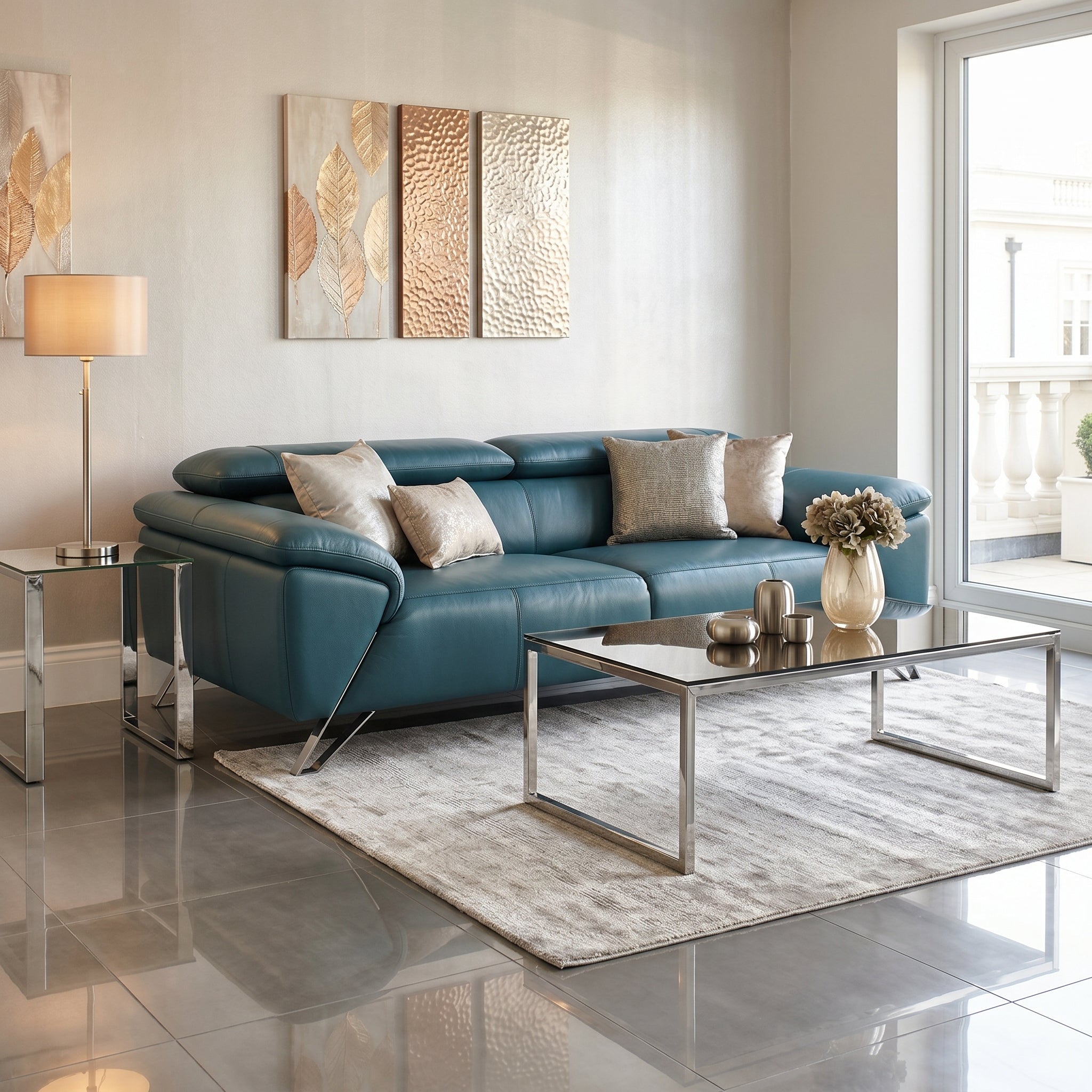 Nicoletti Puccini 3 Seater Sofa - 3 Seater Sofa CT 3 Seater Sofas Sterling Home 2