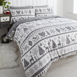 Noel Duvet Set Grey