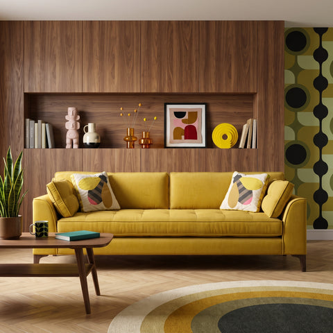 Orla Kiely Arklow Extra Large Sofa - Extra Large Sofa House Plain Sterling Home 2