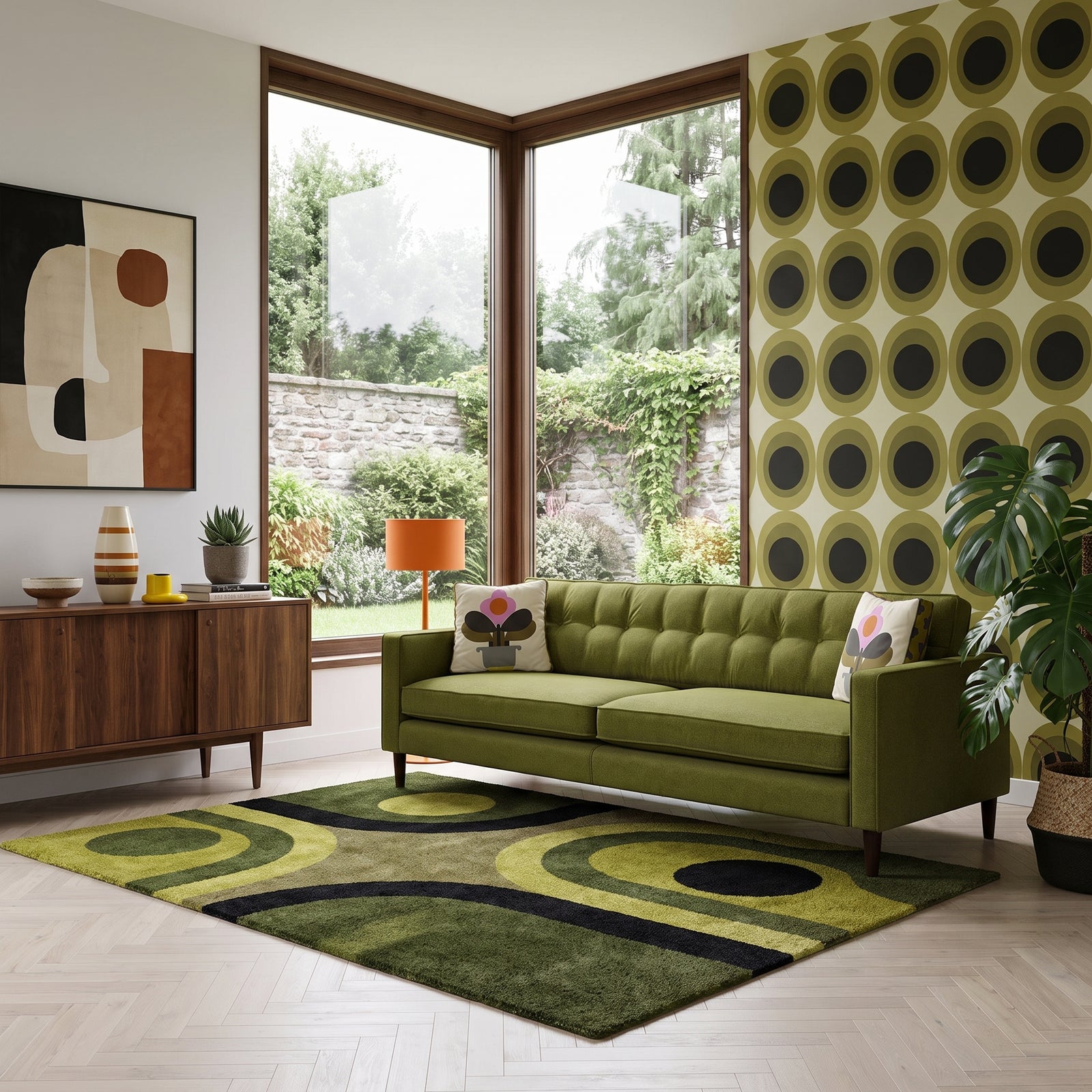 Orla Kiely Ebben Extra Large Sofa - Extra Large Sofa Premium Plain