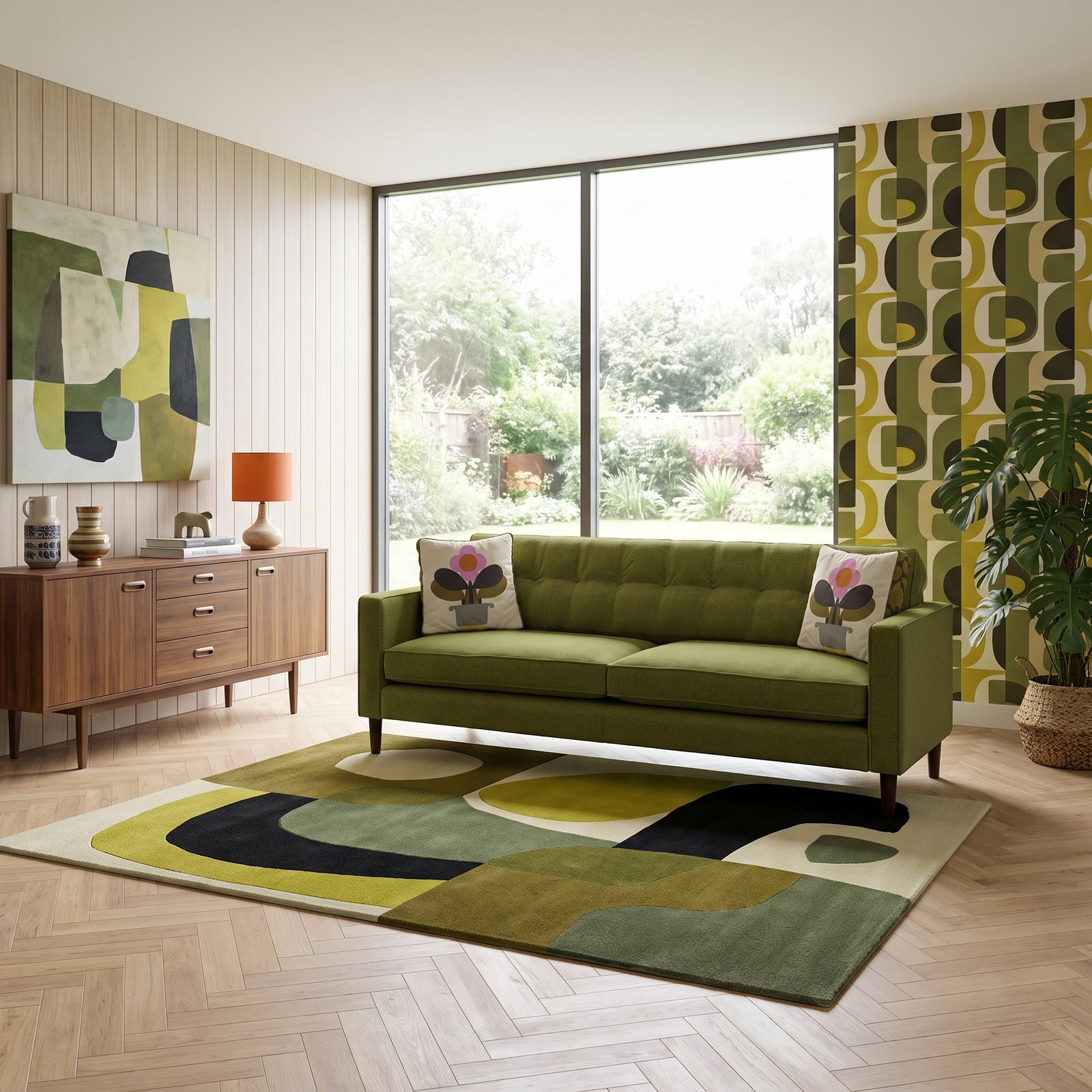 Orla Kiely Ebben Large Sofa - Large Sofa Premium Plain