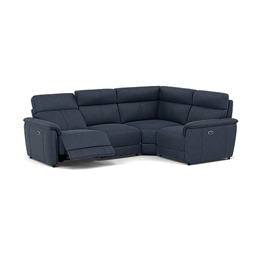 Orkney Small Corner Recliner Sofa - Combination 8 2.5 Corner 1.25 Power Fabric - Right Hand Facing - Power Recliner with USB Sterling Home 1 BFA-ORI-R23